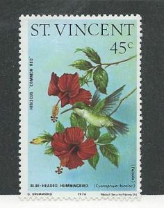 ST.Vincent #468 45c Hummingbird (MNH) CV$1.75