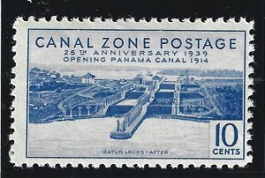 Canal Zone Scott #127  MNH 10c  25th Anniversary SON Cancel 2019 CV $5.50+