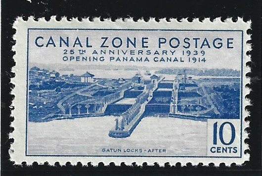 Canal Zone Scott #127  MNH 10c  25th Anniversary SON Cancel 2019 CV $5.50+