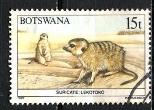 Botswana; 1987: Sc. # 413: Used Single Stamp