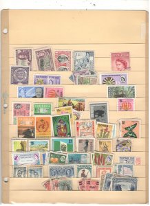 RHODESIA COLLECTION ON STOCK SHEETS, MINT/USED