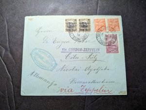 1931 Brazil LZ 127 Graf Zeppelin Airmail Cover to Cologne Germany