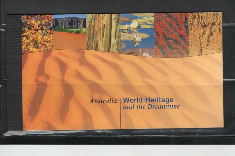 UN -NY #756 (1999 Australian World Heritage Prestige booklet) VFMNH CV $35.00