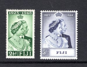 Fiji SC #139-140    VF, Unused, Silver Wedding Issue,  CV $18.20  ...... 1980084