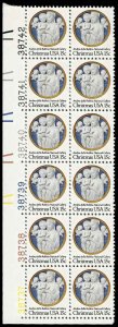 PCBstamps   US #1768 PB $1.80(12x15c)Christmas - Madonna, 38737, MNH, (PB-3)