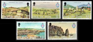 Great Britain - Isle of Man  #163-167  Mint NH CV $1.75