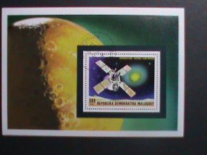 MALAGASY- OPRATION VIKING TO THE MARS CTO S/S SHEET VF WE SHIP TO WORLD WIDE