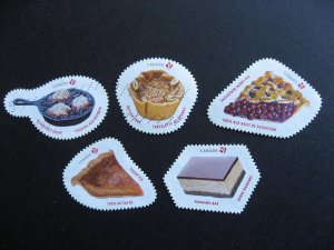 Canada Desserts set of 5 U singles Sc 3177a-e