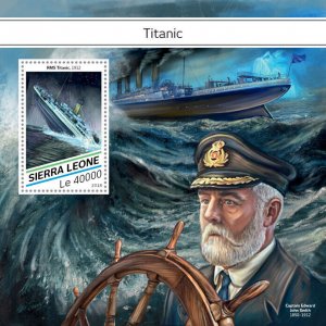 Titanic Stamps Sierra Leone 2018 MNH Ships Boats Nautical 1v S/S