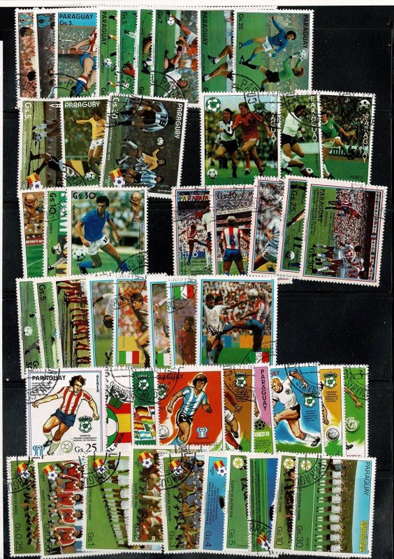 Paraguay pictorial sets page 4: sports