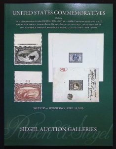 Siegel 1283 - United States Commemoratives Featuring Edward Morton & Roger Brody