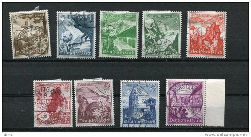 Germany 1938 Mi 675-3 Used Castles Cv 25 euro