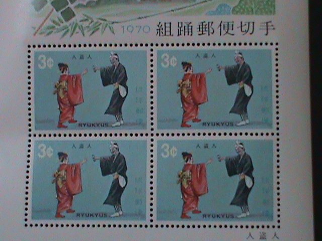 ​RYUKYU-1970 SC#196-CHILD & THE KIDNAPPER-CHU-NUSUDU-S/S MNH VF--LAST ONE