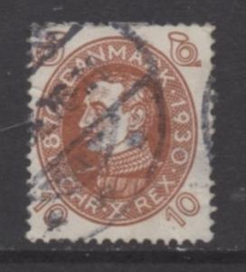 Denmark  Scott#  213  used single