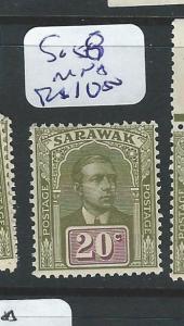 SARAWAK (P1401B) BROOKE 20C SG58     MNH 