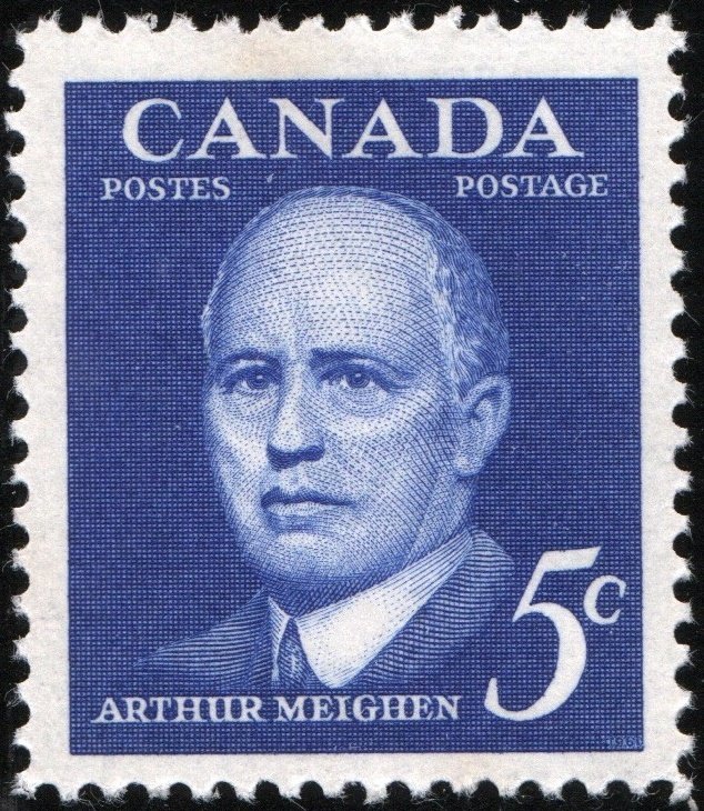 Canada SC#393 5¢ 1st Death Anniversary of Arthur Meighen (1961) MNH