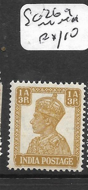 INDIA CHAMBA   (P0307B) KGVI 1A 3P  SG 269  MNH