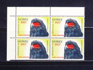 Guinea C43 Block Of 4 MNH Birds