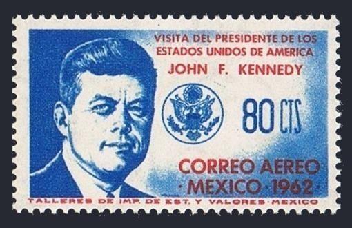 Mexico C262,MNH.Michel 1121. Visit o President John F.Kennedy,1962.