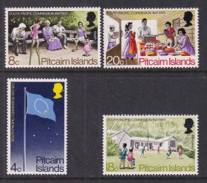 Pitcairn Islands 123-126 MNH VF