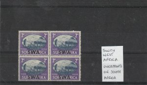 south west africa mnh block crease stamps Ref 9297
