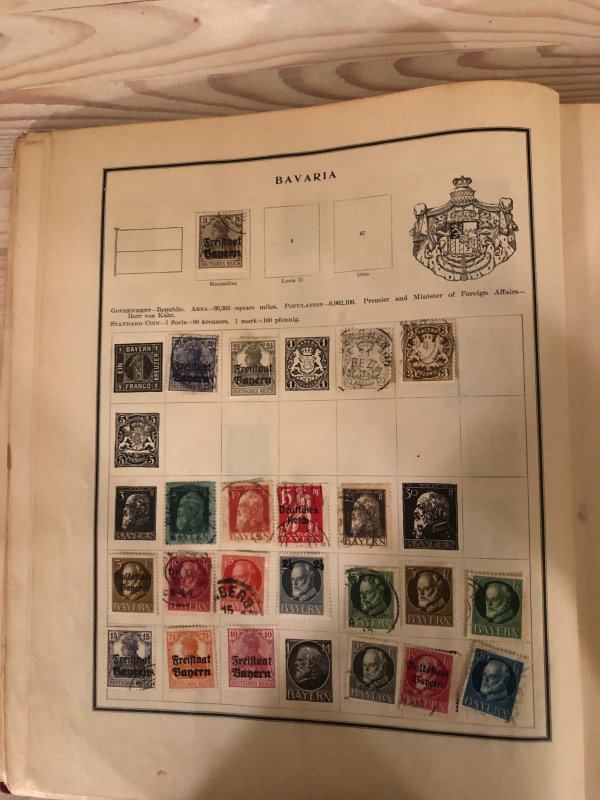 Modern Stamp Album Circa 1921