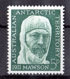 Australian Antarctic Territory 1961 Sc#L7 SIR DOUGLAS MAWSON Single MNH