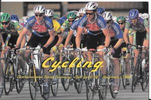 #3119 FDC USPS Ceremony Program Cycling Souvenir Sheet (13005)