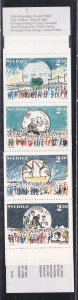 Sweden # 1732a, Opening of the Globe Arena, Complete Booklet, 1/2 Cat..