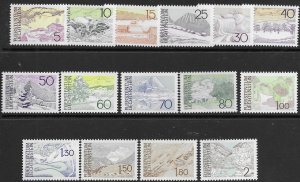 Liechtenstein 513-27  1972  set 15  VF  NH