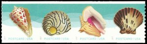 PCBstamps   US #5167/5170a Coil Strip  $1.36(4x{34c})Seashells, MNH, (6)