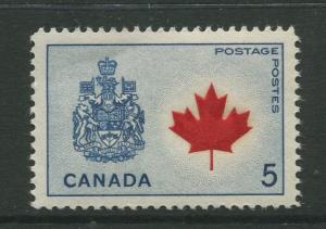 Canada  #429A  MNH  1964 Emblems 5c Stamp