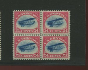 Scott C3 Curtiss Jenny Air Mail Mint Block of 4 Stamps NH (Stock C3-13)