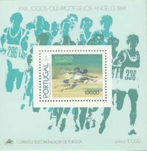 Portugal 1984 MNH Souvenir Sheet Stamps Scott 1610 Sport Olympic Games Los Angel