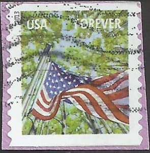 # 4775 USED FLAG IN SPRING