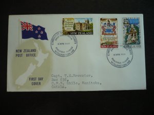 Postal History - New Zealand - Scott# 422-424 - First Day Cover