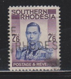 Southern Rhodesia, 2sh6d George VI (SC# 53) USED