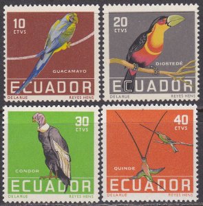 Ecuador Sc #634-637 Mint Hinged