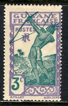 French Guiana 1940: Sc. # 111; **/MNH Single Stamp