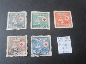 Haiti Red Cross,TB,Nurse,Doctor,Charity stamp FU