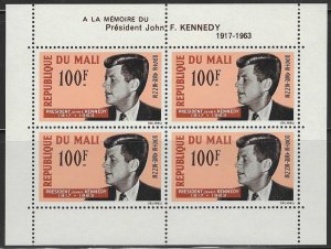 Mali #C24a (1964), MNH souvenir sheet, cat. $7.50