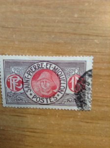 St Pierre & Miquelon SC 86A used