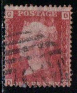 Great Britain 33 - Used - Plate 78  D-G