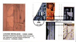 #3379-83 Louise Nevelson Alto FDC