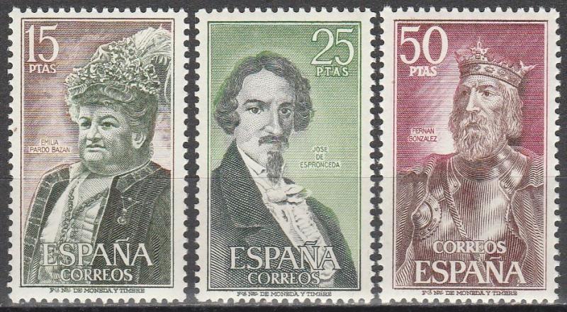 Spain #1698-1700   MNH   (S6913)