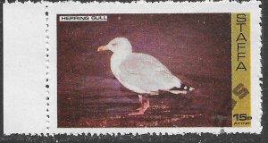 Staffa 1974 Ducks. Herring Gull. cancelled.