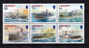 Jersey 2011  -  SHIPWRECKS - MNH Pane  of 6  # 1521-1526