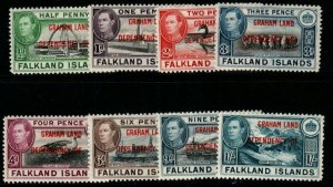 FALKLAND IS.DEP. SGA1/8 1944 GRAHAM LAND SET MNH