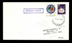 Germany 1983 Paquebot / Christchurch CDS / Antarctic Exp - L14351