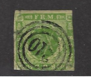 Denmark SC#5 Used F-VF SCV$65.00...Worth a view!!